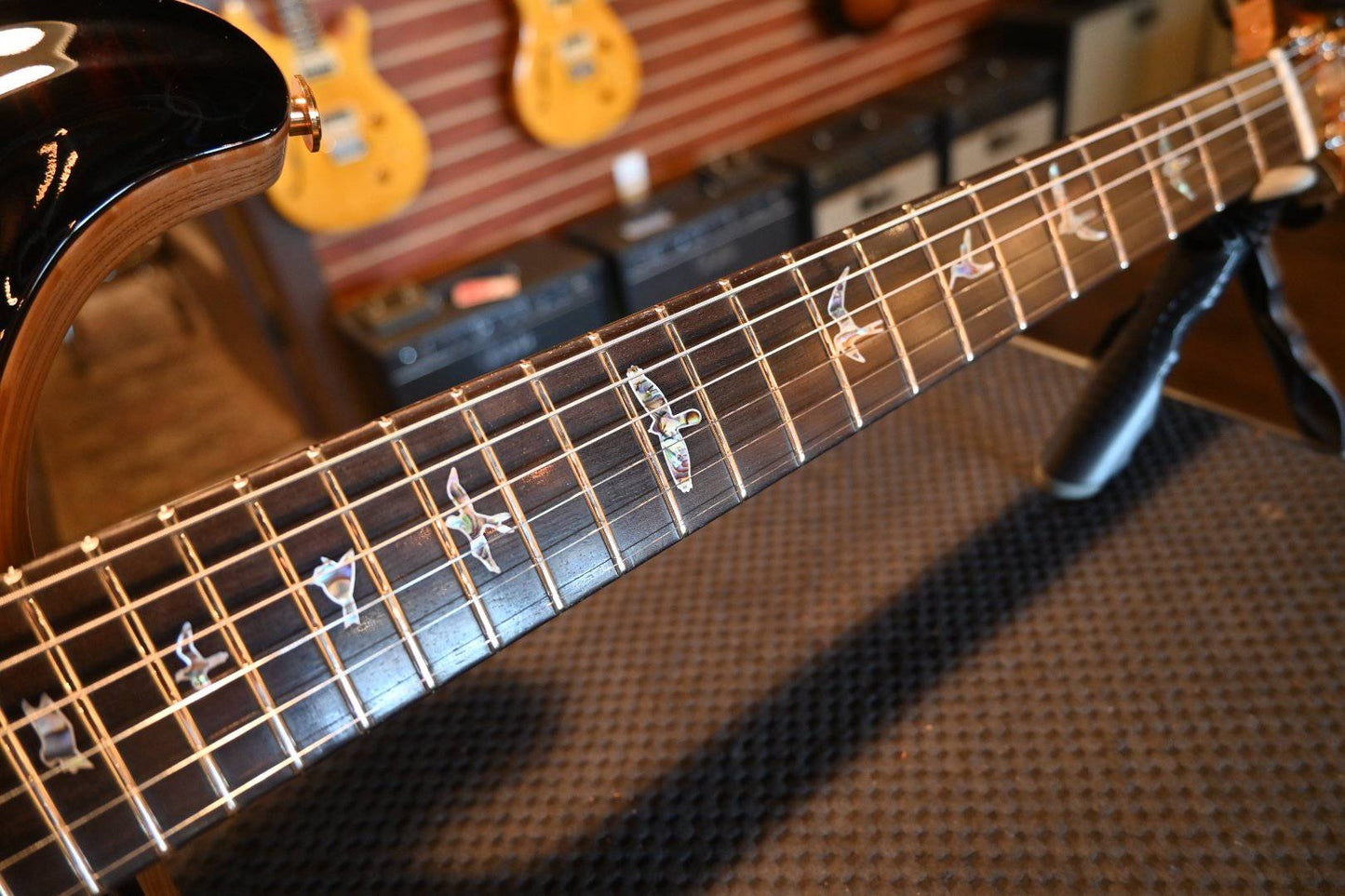 PRS Paul Reed Smith Private Stock McCarty One-Piece Quilt Top - Electric Tiger Glow Smoked Burst #8750 - Danville Music