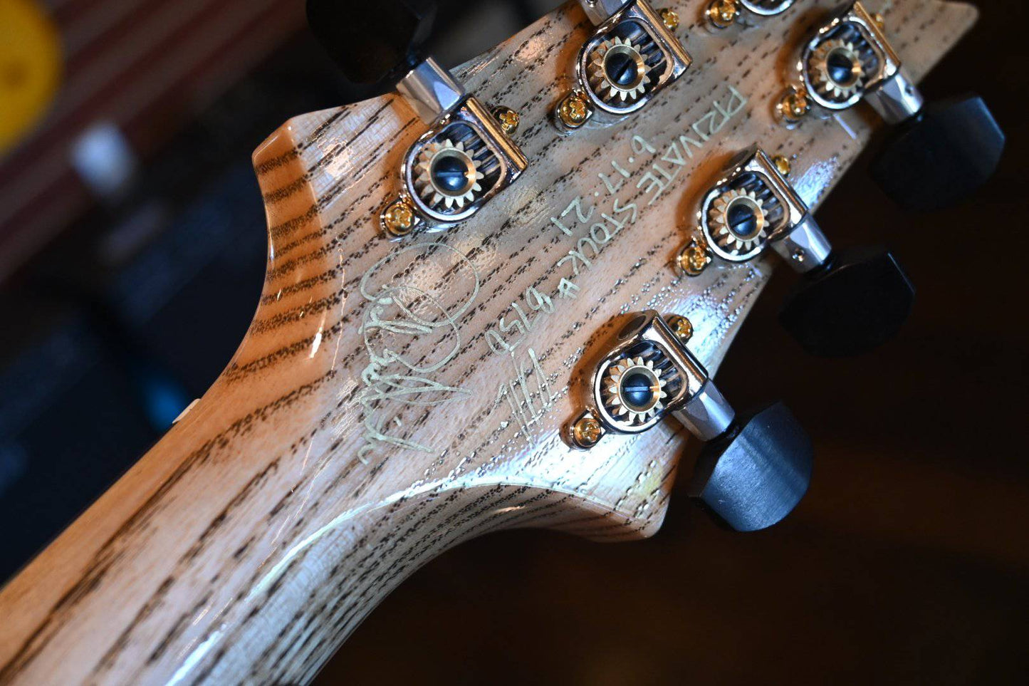 PRS Paul Reed Smith Private Stock McCarty One-Piece Quilt Top - Electric Tiger Glow Smoked Burst #8750 - Danville Music