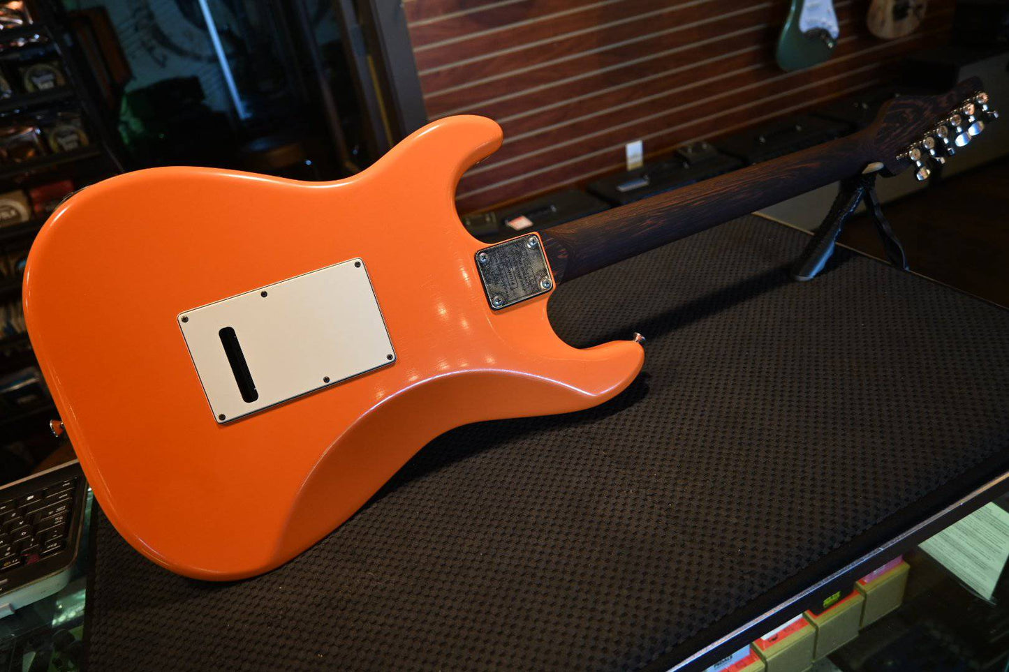 Schecter Nick Johnston USA Signature Nitro Finish - Wembley Atomic Orange Nitro #1014 - Danville Music