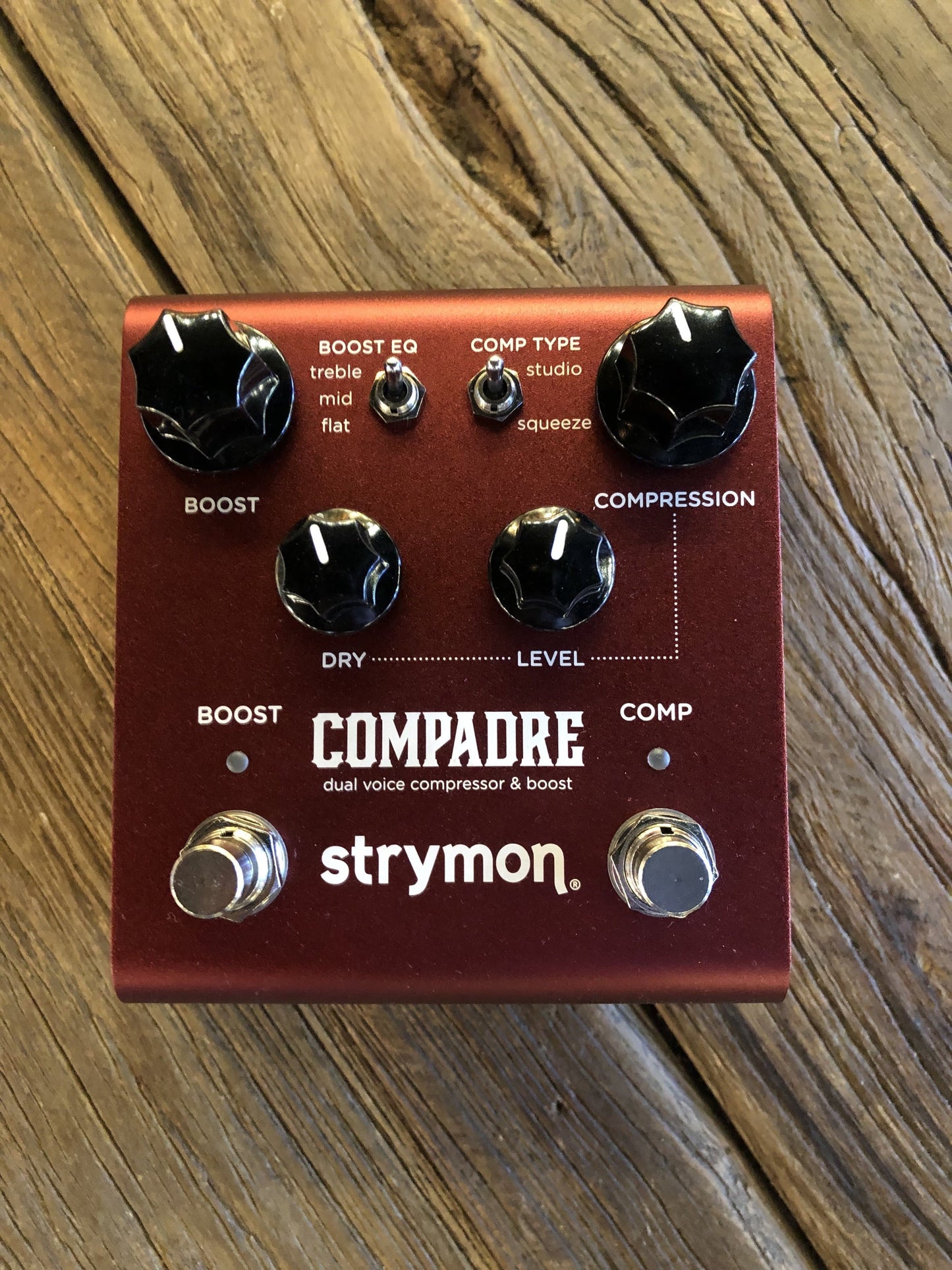 Strymon Compadre Dual Voice Compressor and Boost - Danville Music