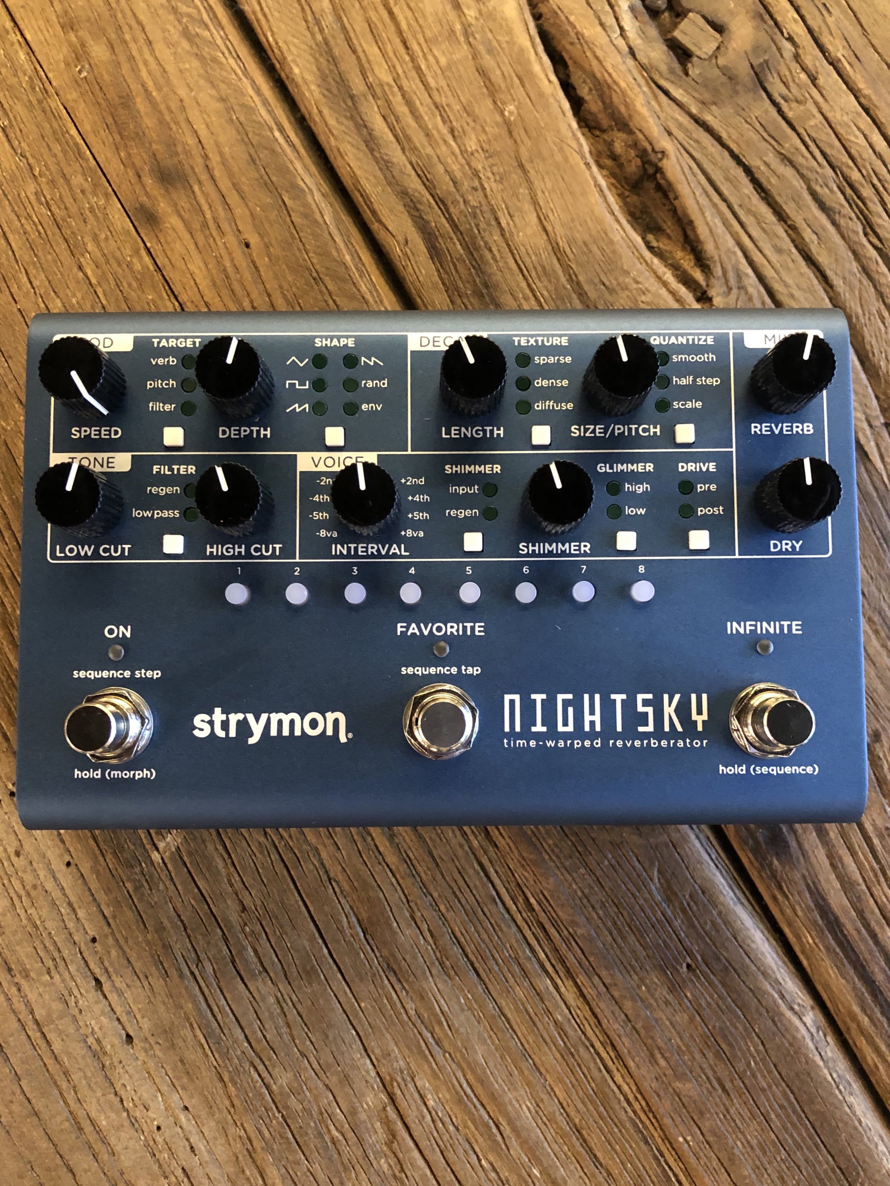 night sky pedal Strymon NightSky Time-Warped Reverberator – Danville Music