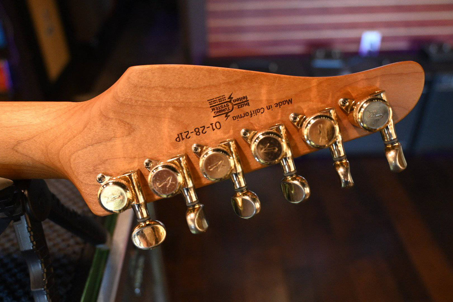 Tom Anderson Raven Classic - Black over Firemist Gold (In-Distress Level 3) #821P - Danville Music