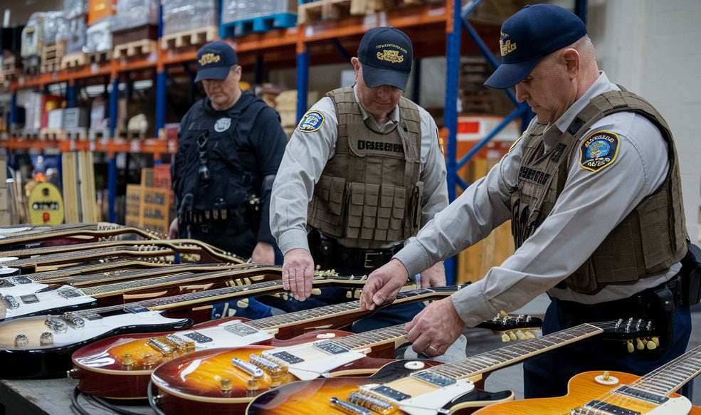 Border Agents Seize $18m Worth of Fake Gibson Guitars