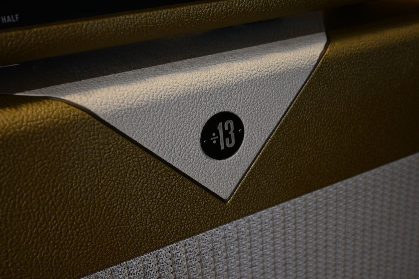 Divided by 13 FTR 37 w/ Matching 2x12 Cabinet - Gold and Ivory Amp