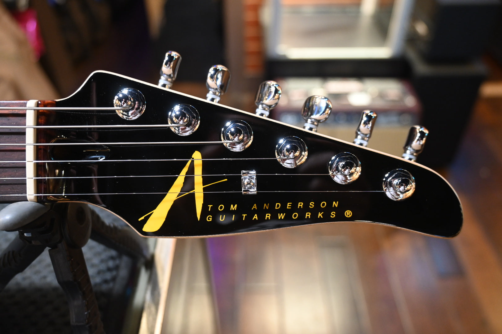 Tom Anderson Drop Top - Bumble Bee Burst Guitar #525A - Danville Music