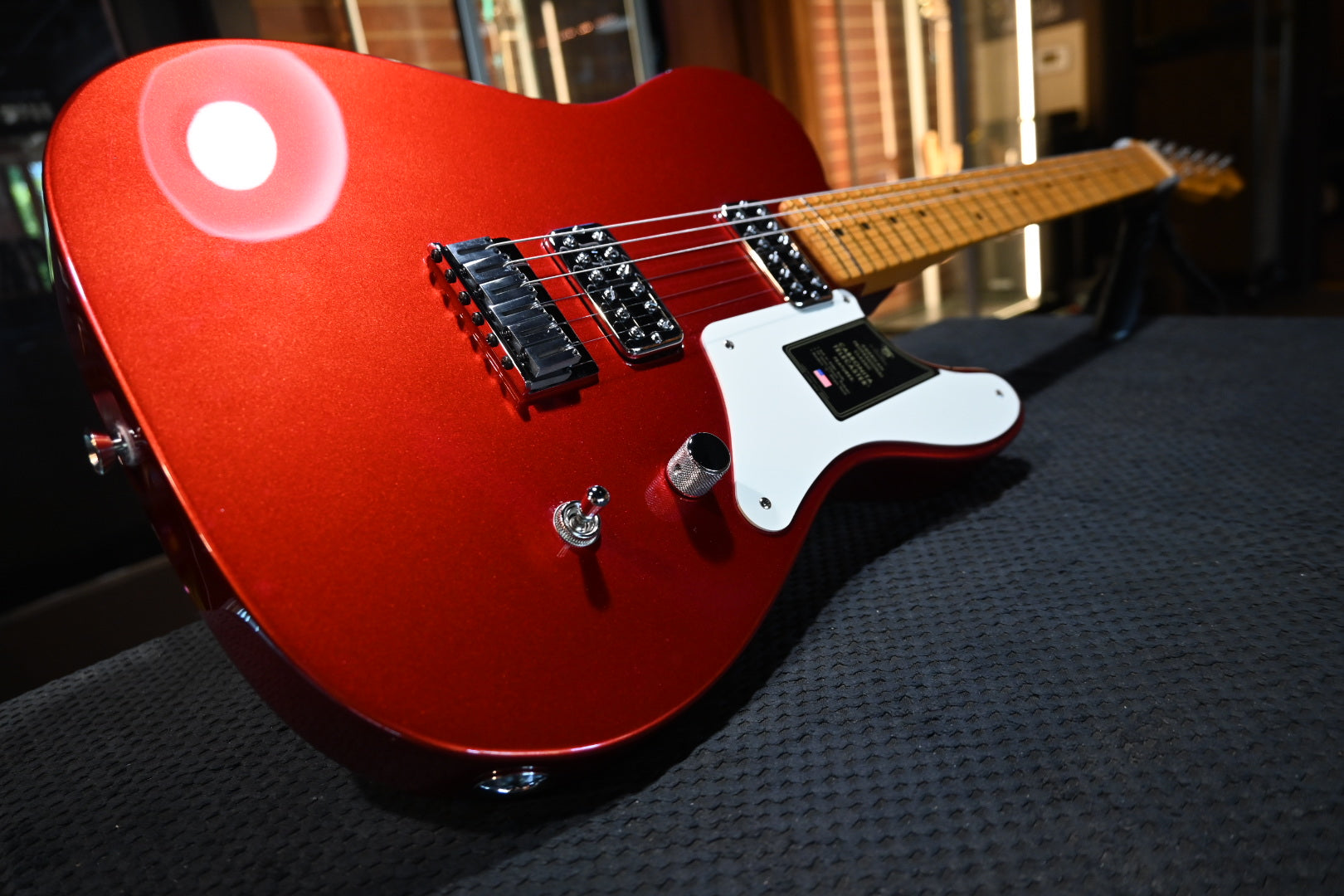 Fender 75th Anniversary American Professional Classic Cabronita Telecaster - Candy Apple Red Guitar #3838 - Danville Music
