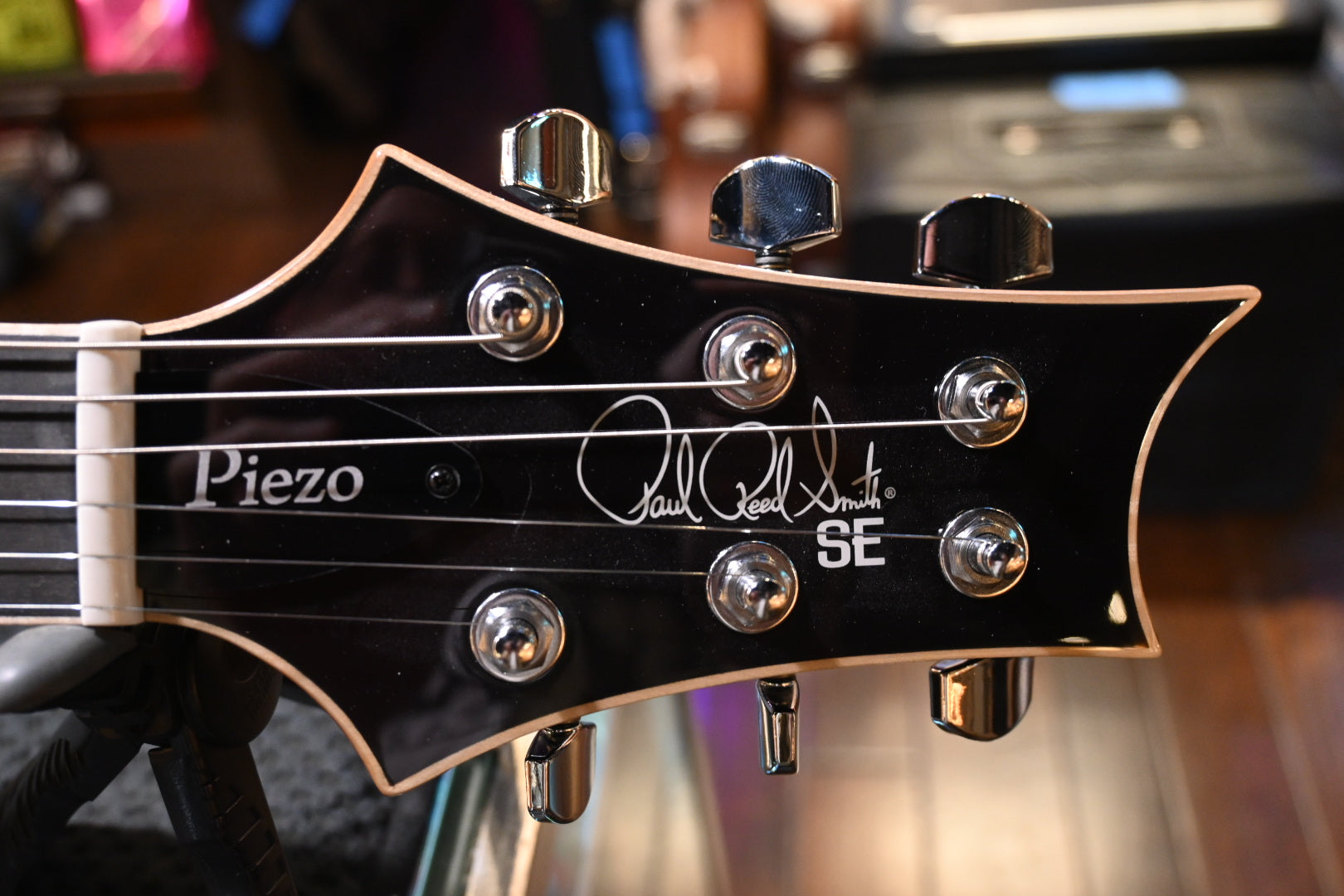 PRS SE Hollowbody II Piezo - Orange Tiger Smokeburst Guitar #5744 - Danville Music