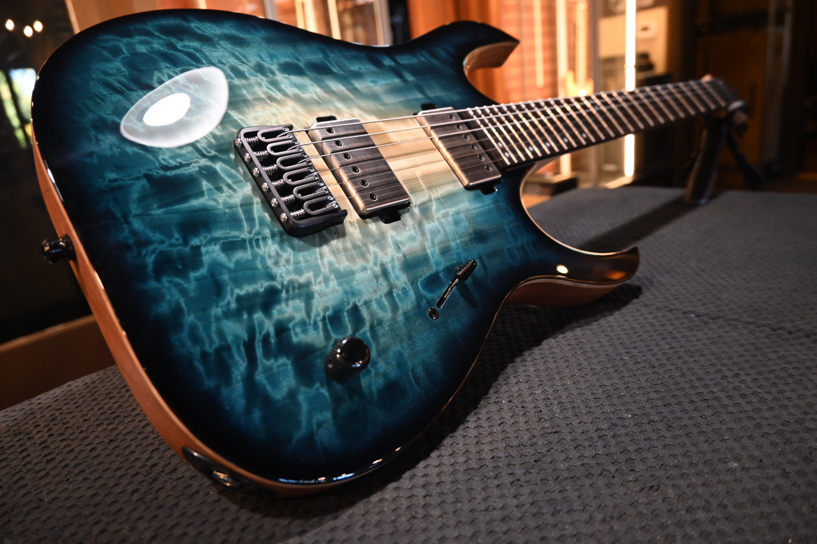Mayones Duvell Elite 6 - Turquoise Iris Guitar #7128 - Danville Music