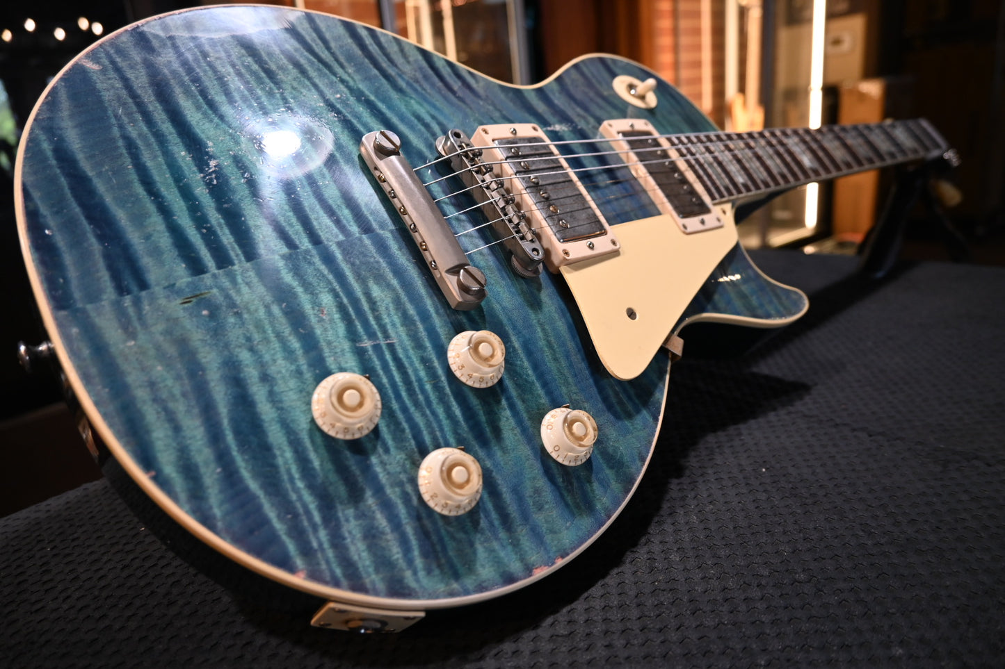 Gibson Custom Shop 1959 Les Paul Standard Reissue Murphy Lab Light Aged - Ocean Magenta Guitar #3196 - Danville Music