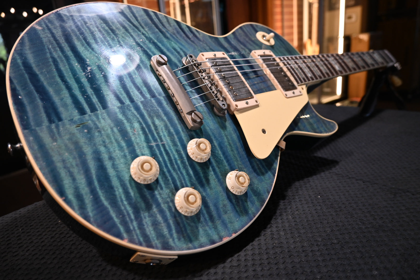 Gibson Custom Shop 1959 Les Paul Standard Reissue Murphy Lab Light Aged - Ocean Magenta Guitar #3196 - Danville Music