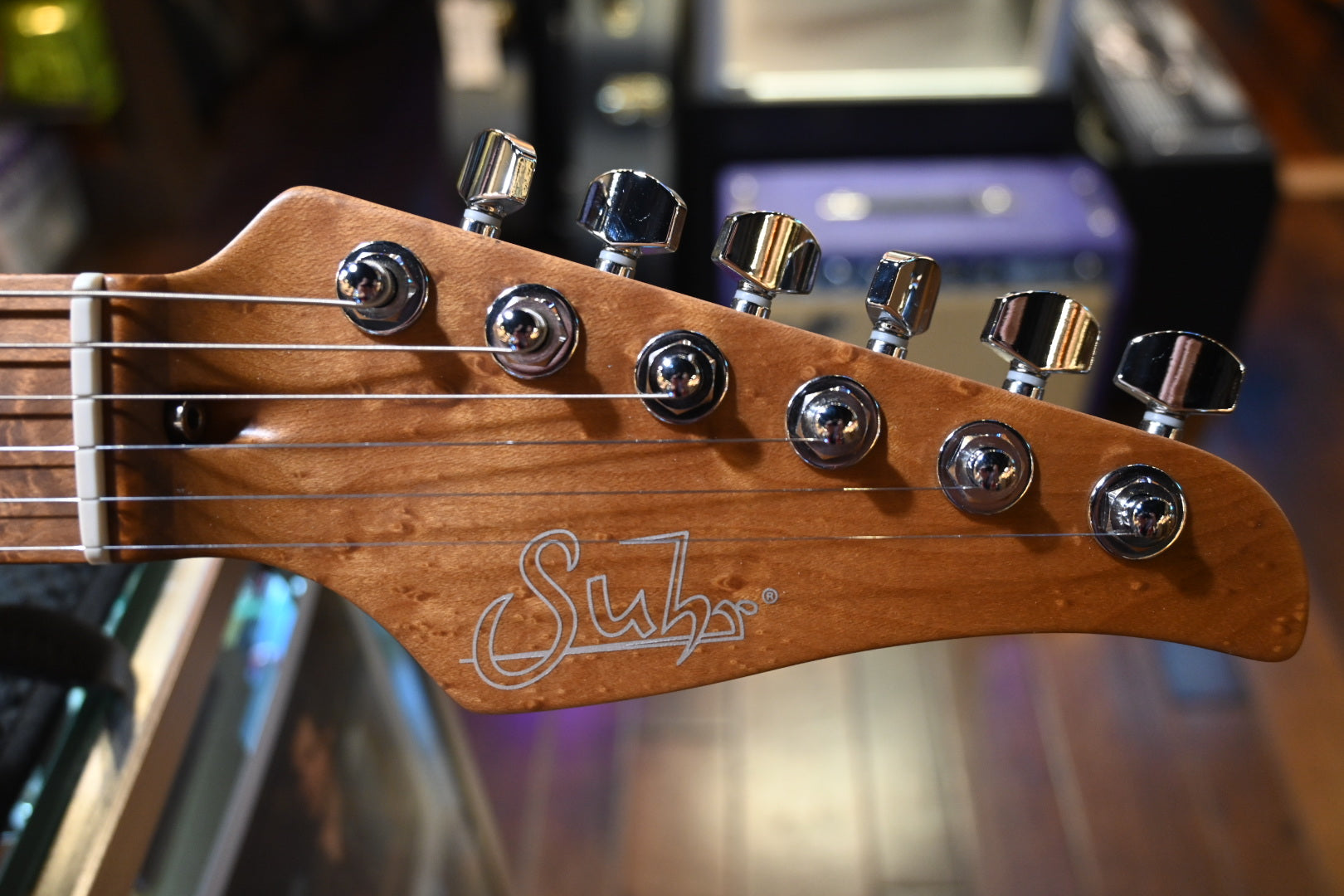Suhr Pete Thorn Signature Series Traditional 90 - Trans White Guitar #9364 - Danville Music