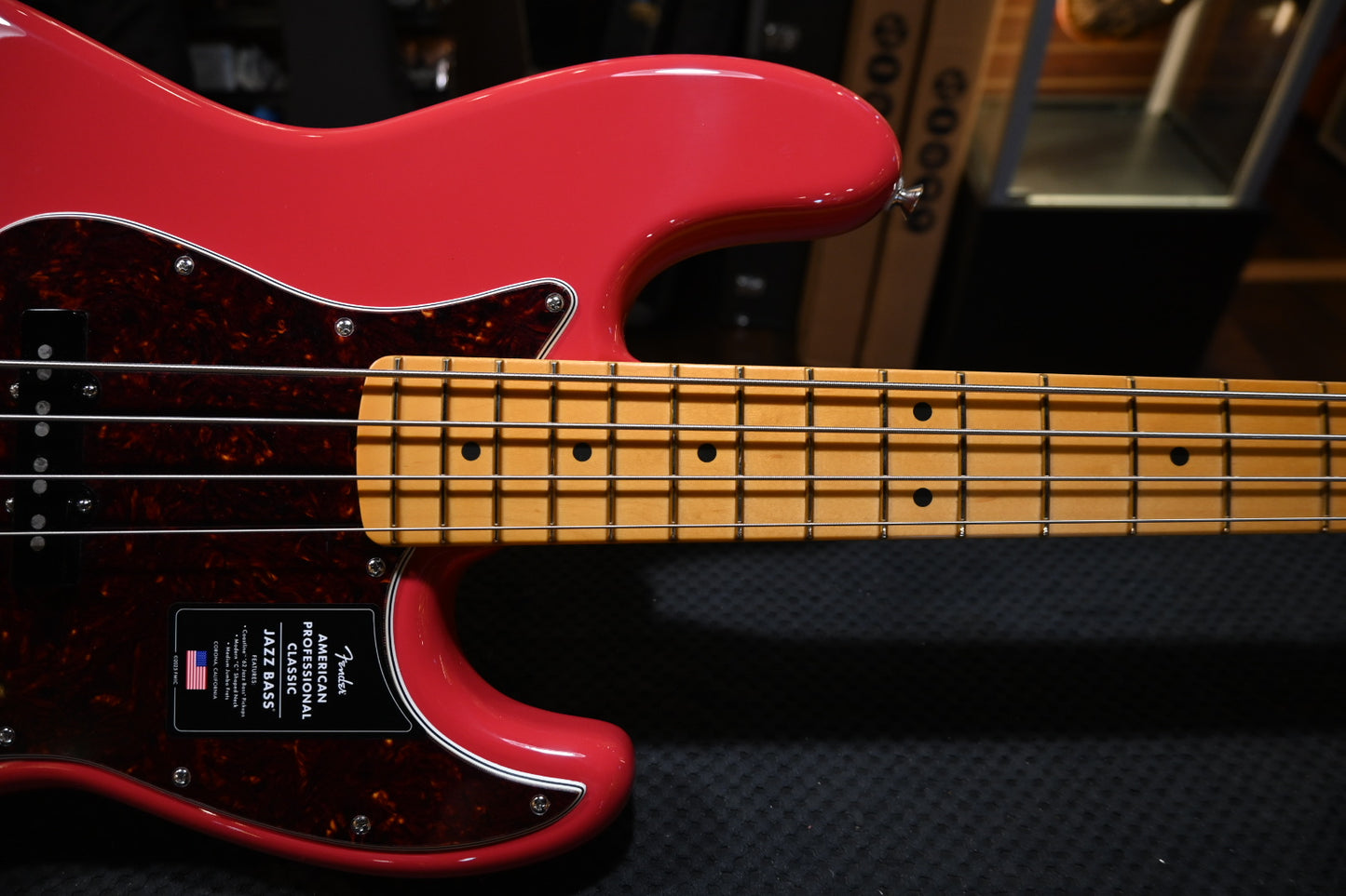 Fender American Professional Classic Jazz Bass - Faded Dakota Red Bass #9017