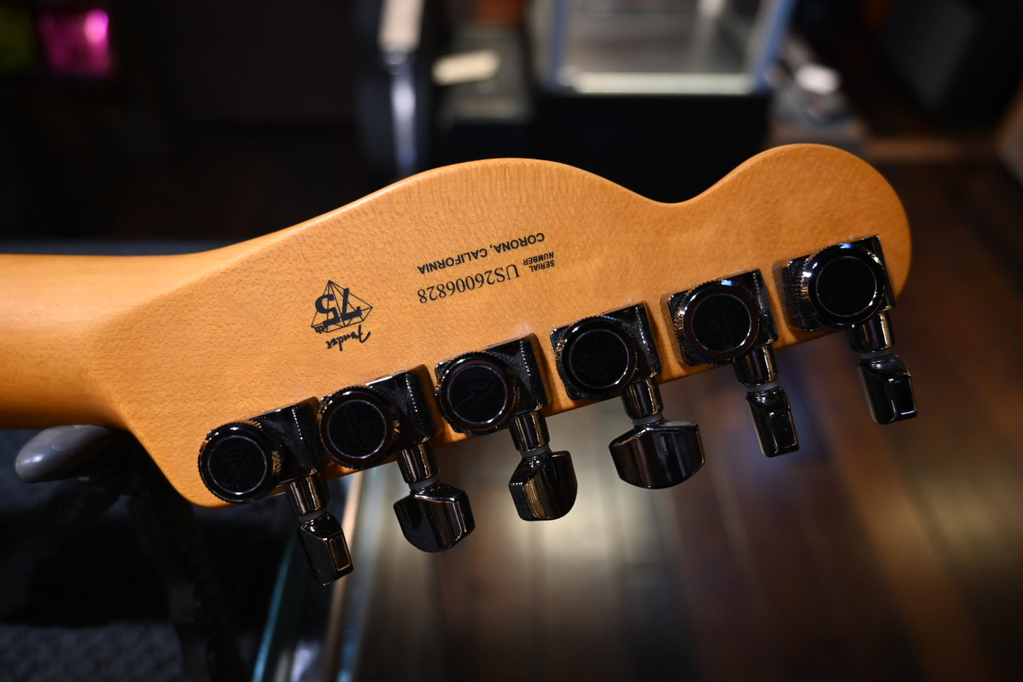 Fender 75th Anniversary American Ultra II Telecaster - Liquid Gold Guitar #6828 - Danville Music
