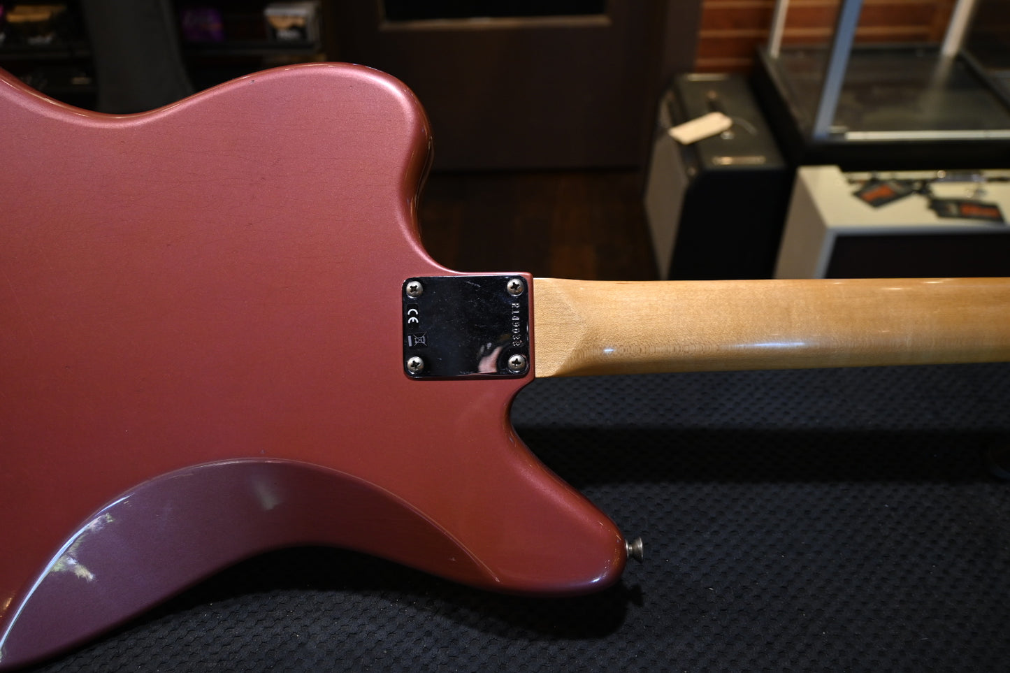 Fender Custom Shop 1963 Jaguar Journeyman - Aged Burgundy Mist Metallic Guitar #9033 - Danville Music