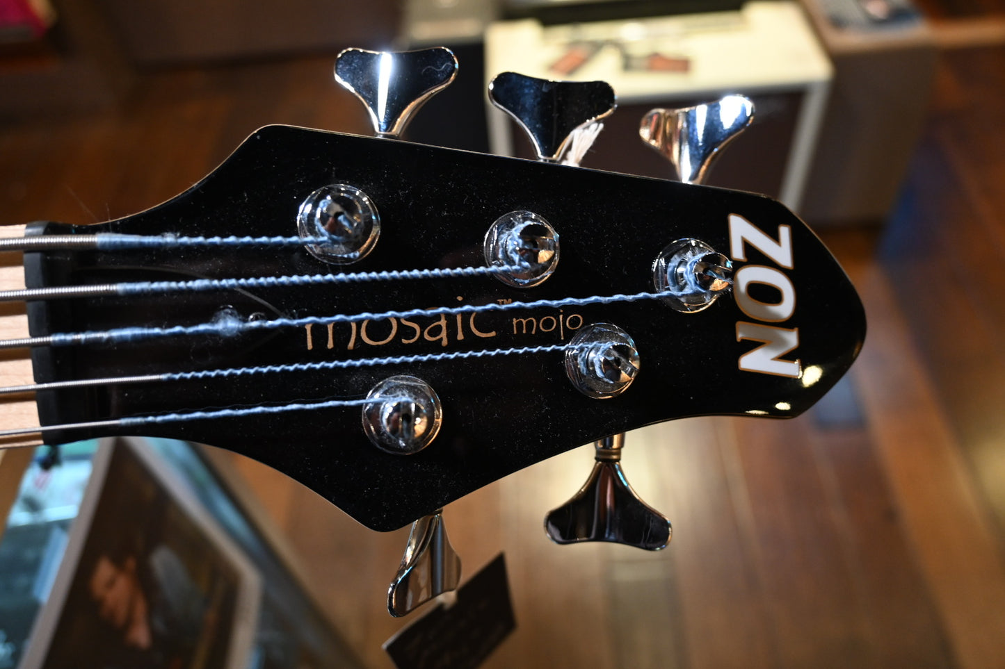 Zon Mosaic Mojo 5-String - Black Guitar #0030 - Danville Music