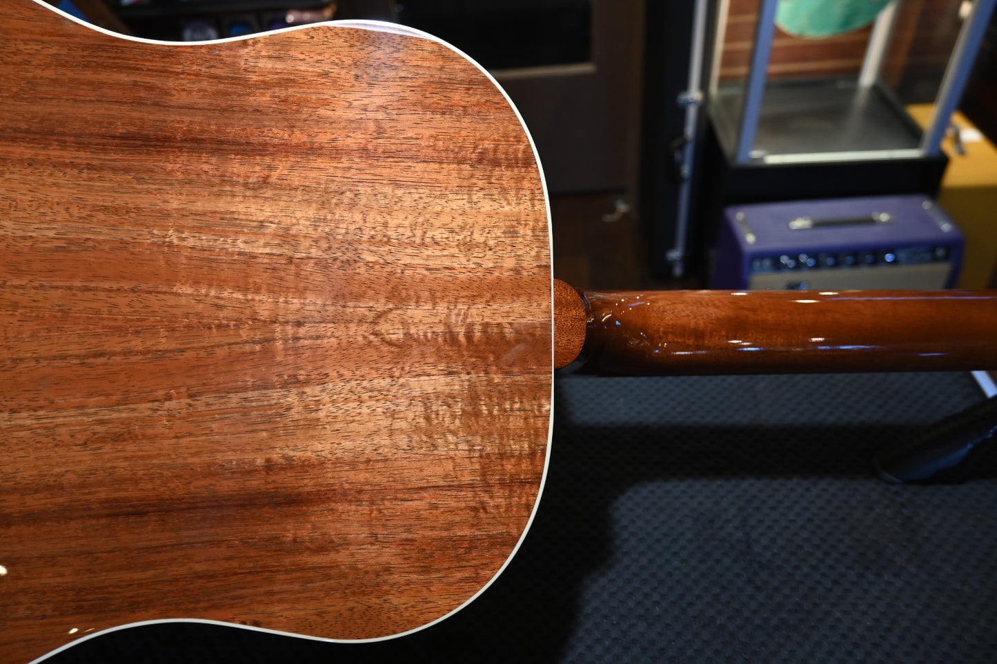 Gibson Custom Shop J-45 Koa Carpathian Spruce - Honeyburst Guitar #5086