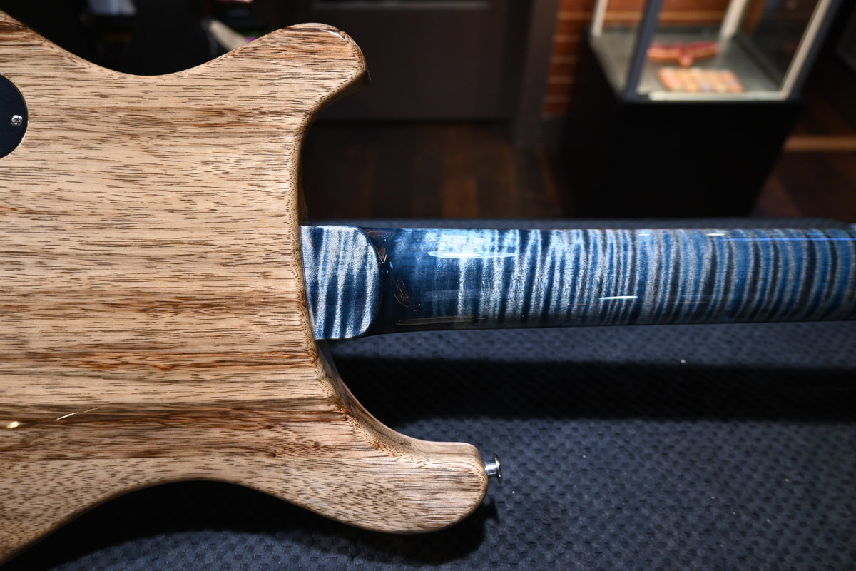 PRS Wood Library Custom 24 Stoptail Limited Edition 10-Top - Faded Whale Blue Guitar #0489