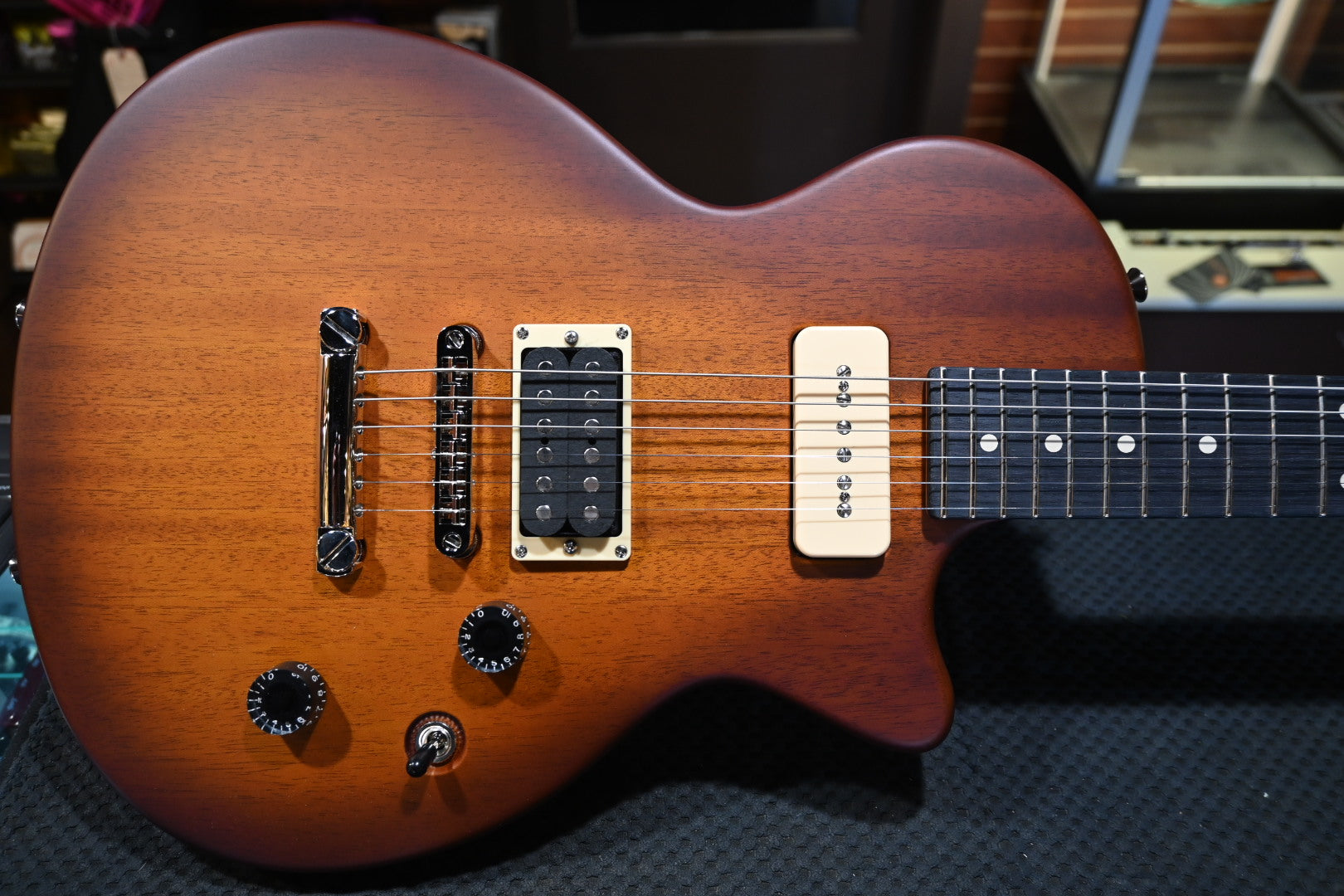 Tom Anderson Bobcat Special - Satin Dark Honey Burst Guitar #225P - Danville Music