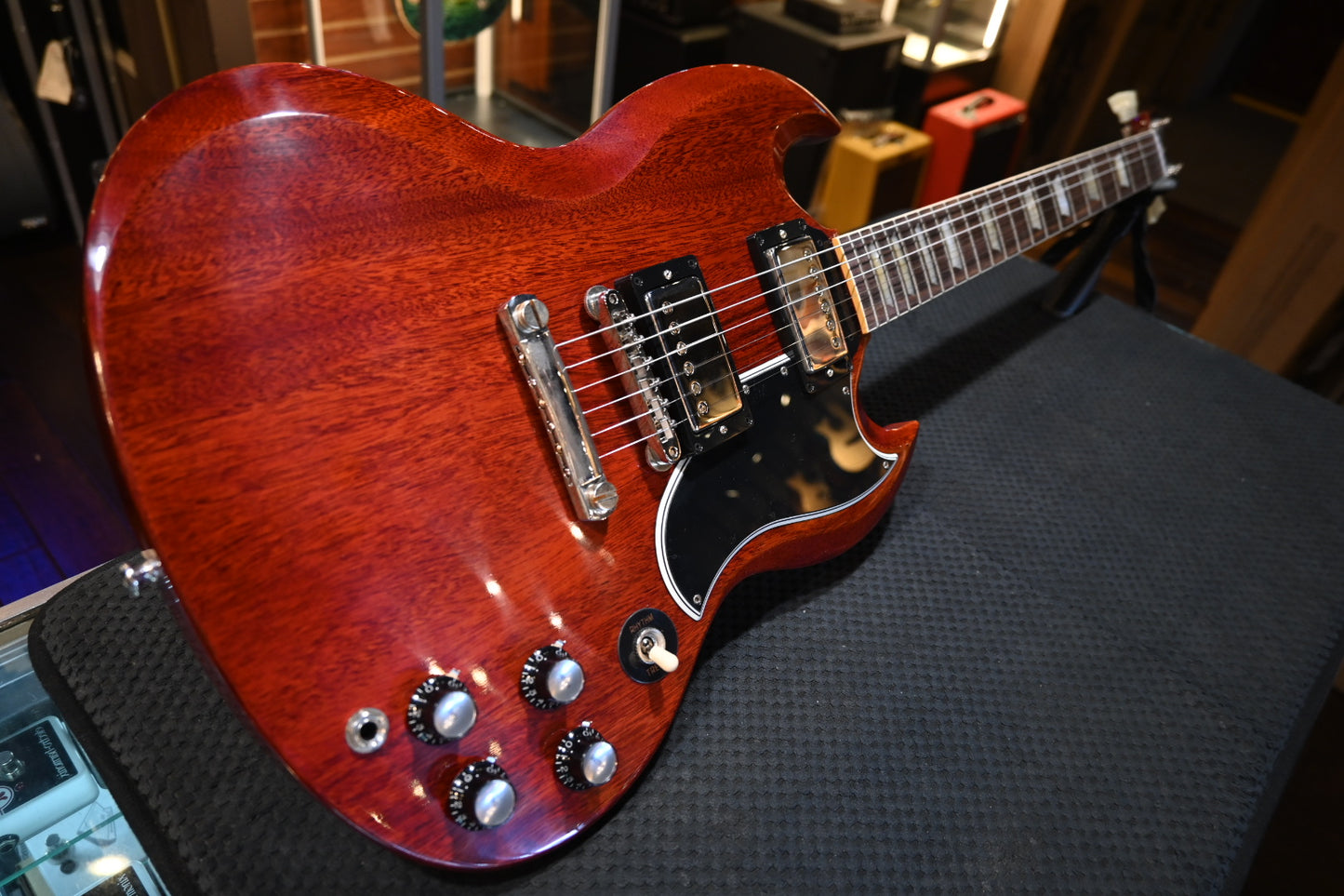 Gibson Custom Shop 1961 Les Paul SG Standard Reissue Stop-Bar VOS - Cherry Red Guitar #2981