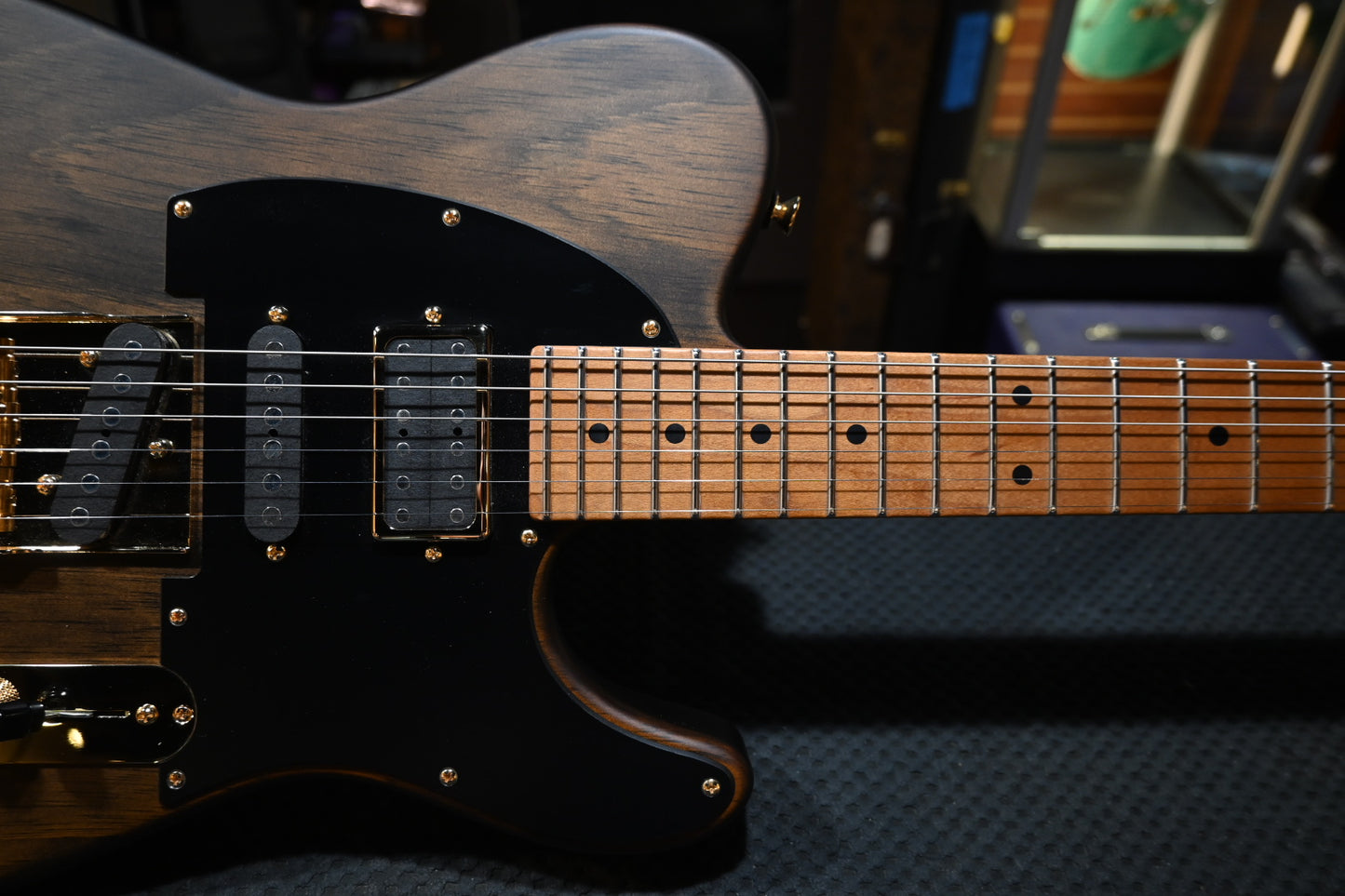 Tom Anderson T Icon Roasted Pine - Satin Rustic Brown Guitar #125A - Danville Music