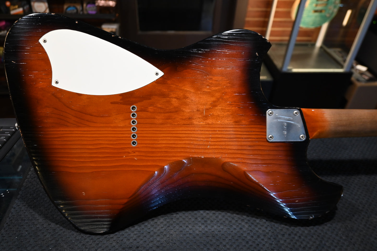 Novo Nucleus Voltur V2 - Firebird Burst Guitar #4653 - Danville Music
