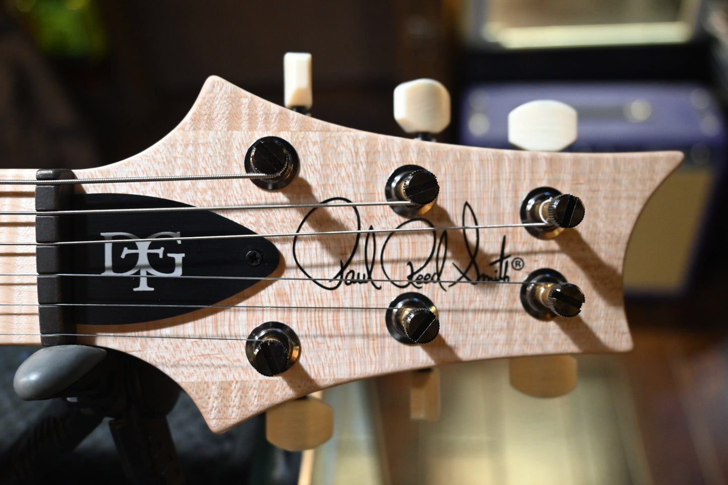 PRS Wood Library DGT 10-Top Quilt - Fire Red Satin Guitar #7759