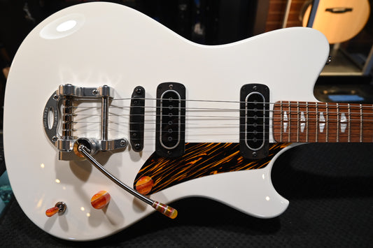 Powers Electric A-Type PF42 - Moonlight White Guitar #A840