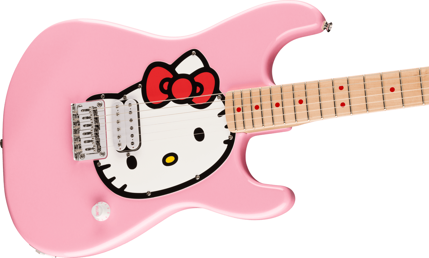 Squire Fender x Hello Kitty Stratocaster - Pink Guitar