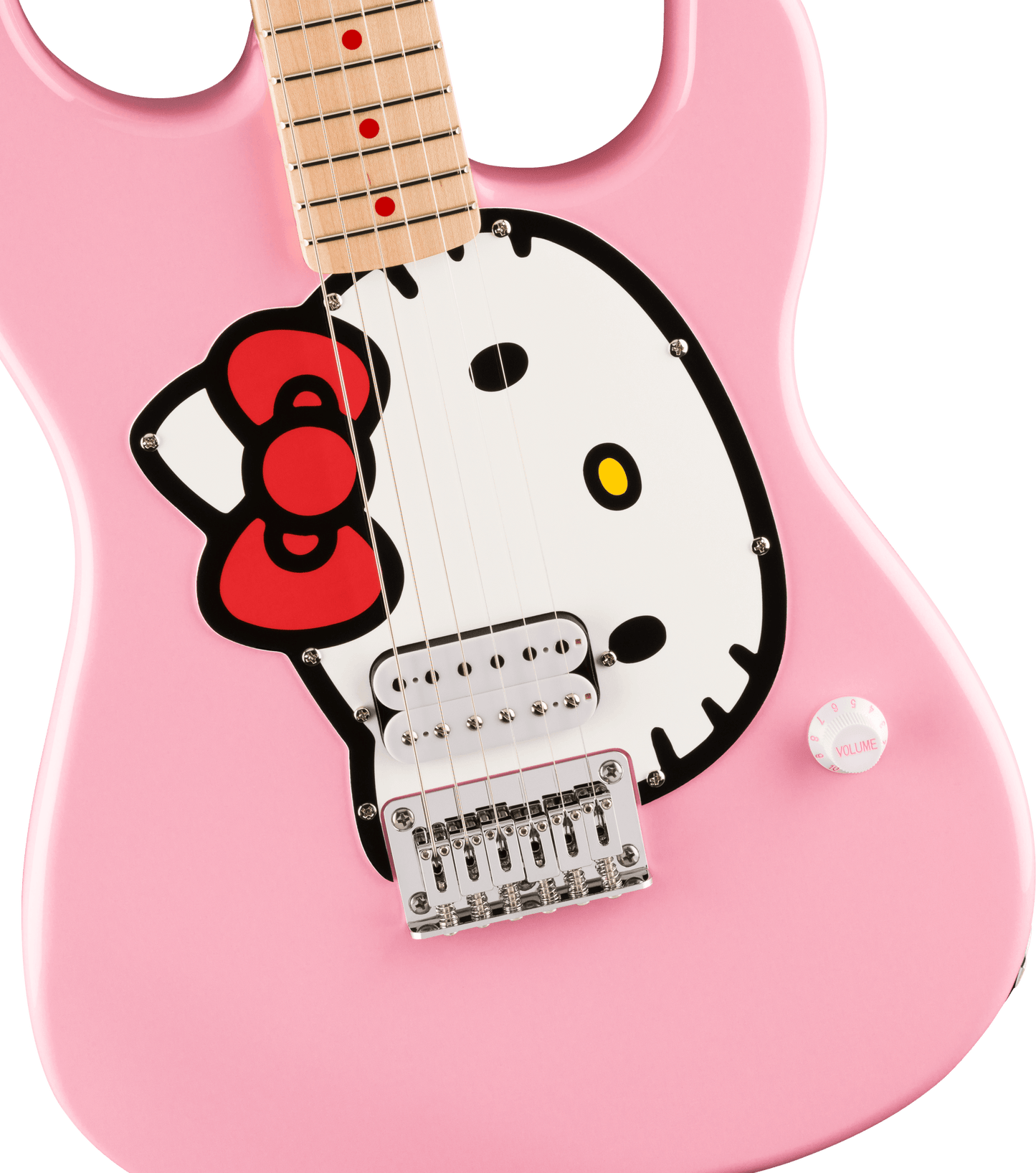 Squire Fender x Hello Kitty Stratocaster - Pink Guitar