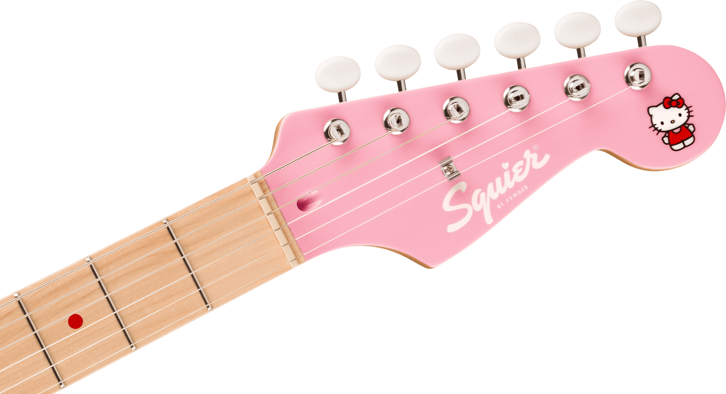 Squire Fender x Hello Kitty Stratocaster - Pink Guitar