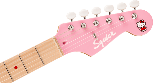 Squire Fender x Hello Kitty Stratocaster - Pink Guitar