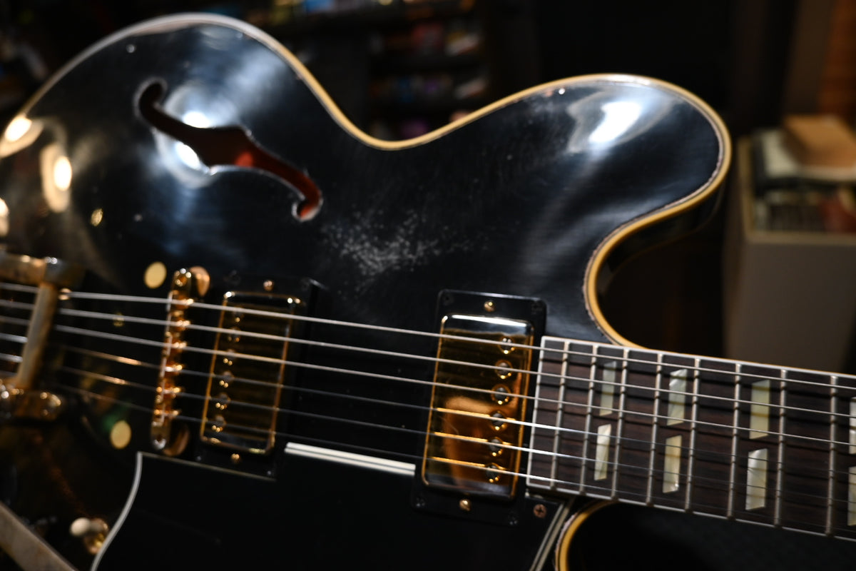 Gibson Custom Shop ES-345 Reissue Varitone Bigsby Murphy Lab Heavy Aged - Ebony Guitar #0479