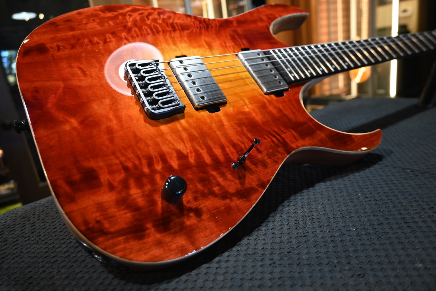 Mayones Duvell Elite 6 - Lava Burst Guitar #6109