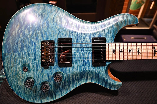 PRS Wood Library DGT 10-Top Quilt - Aquableux Satin Guitar #7758