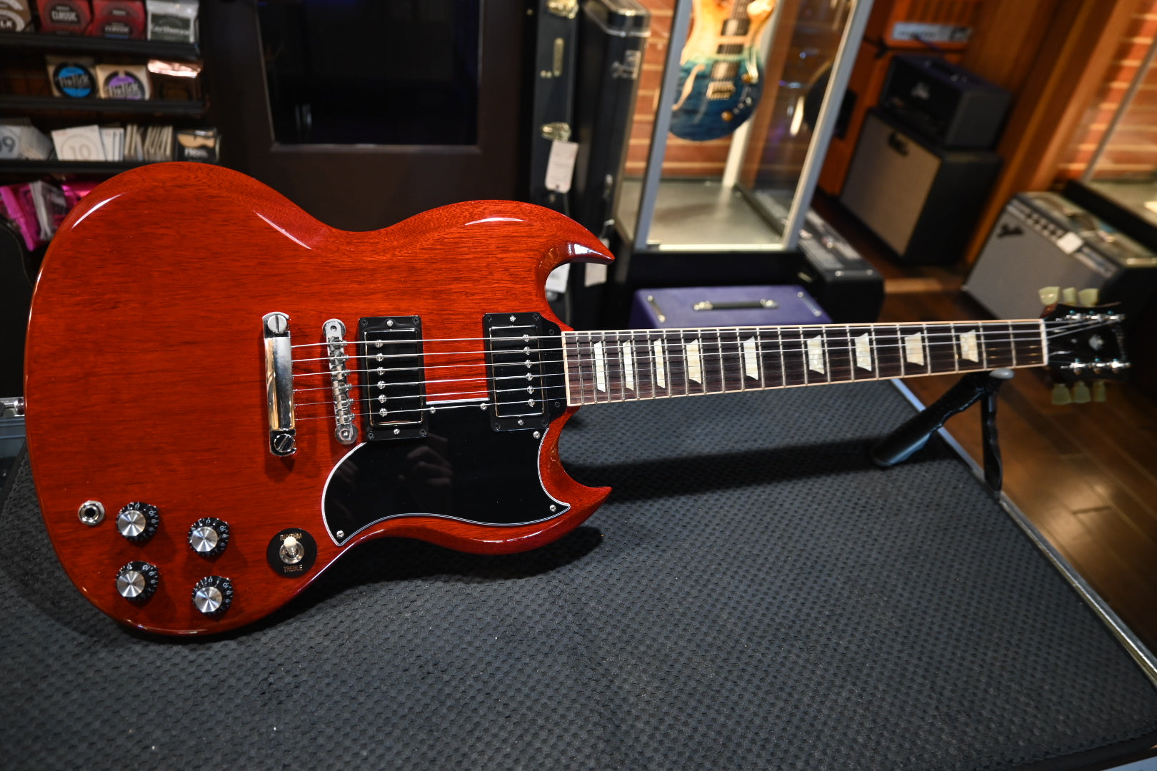 Gibson SG Standard ‘61 Stop-Bar 2016 - Vintage Cherry Guitar #7271 - Danville Music