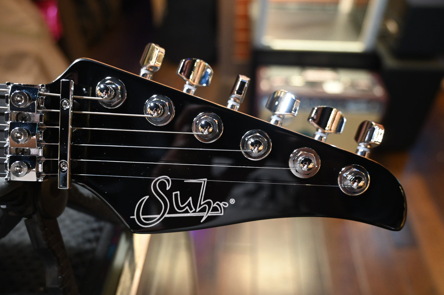 Suhr Pete Thorn Signature Series Custom HSS - Red Sparkle Guitar #9356 - Danville Music