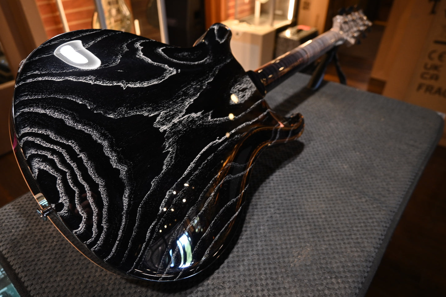 PRS Private Stock 30th Anniversary ‘Birds of a Feather’ Hollowbody I Limited - Frostbite Glow Guitar #0234