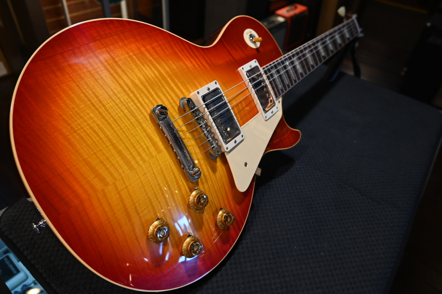 Gibson Custom Shop 1959 Les Paul Standard Reissue VOS - Washed Cherry Sunburst Guitar #1554 - Danville Music