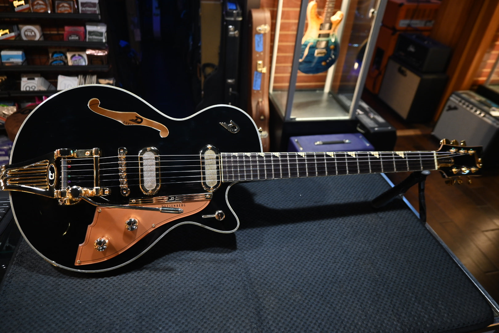 Duesenberg Starplayer TV Phonic - Black Guitar #0379 USED - Danville Music