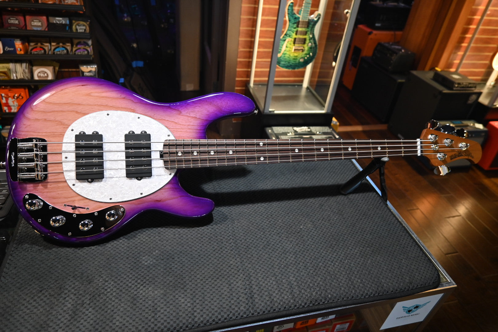 Music Man Stingray Special HH - Purple Sunset Bass #4621 - Danville Music