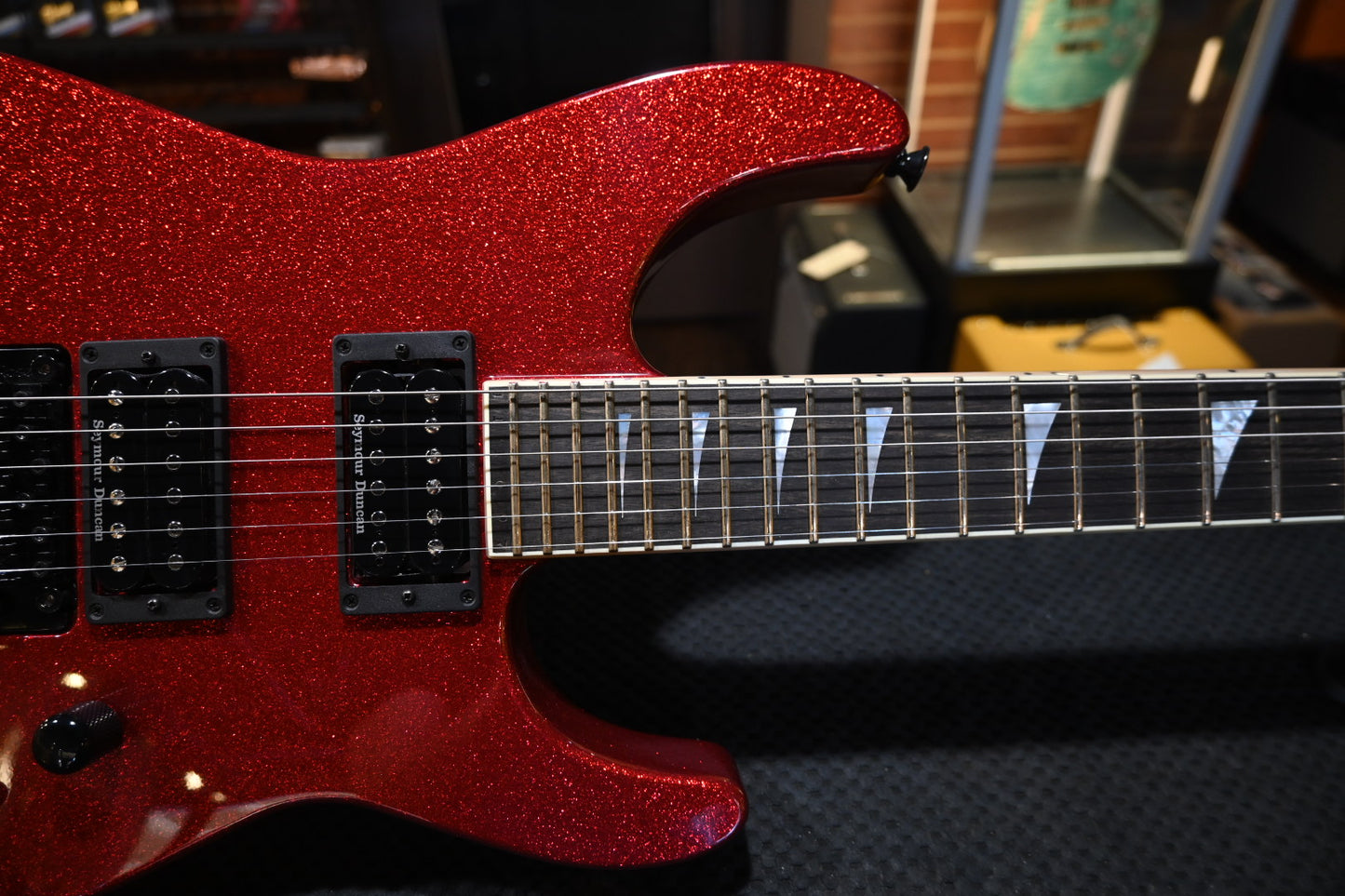 Jackson Custom Shop SLV 2H FR 2024 - Red Sparkle Guitar #1007