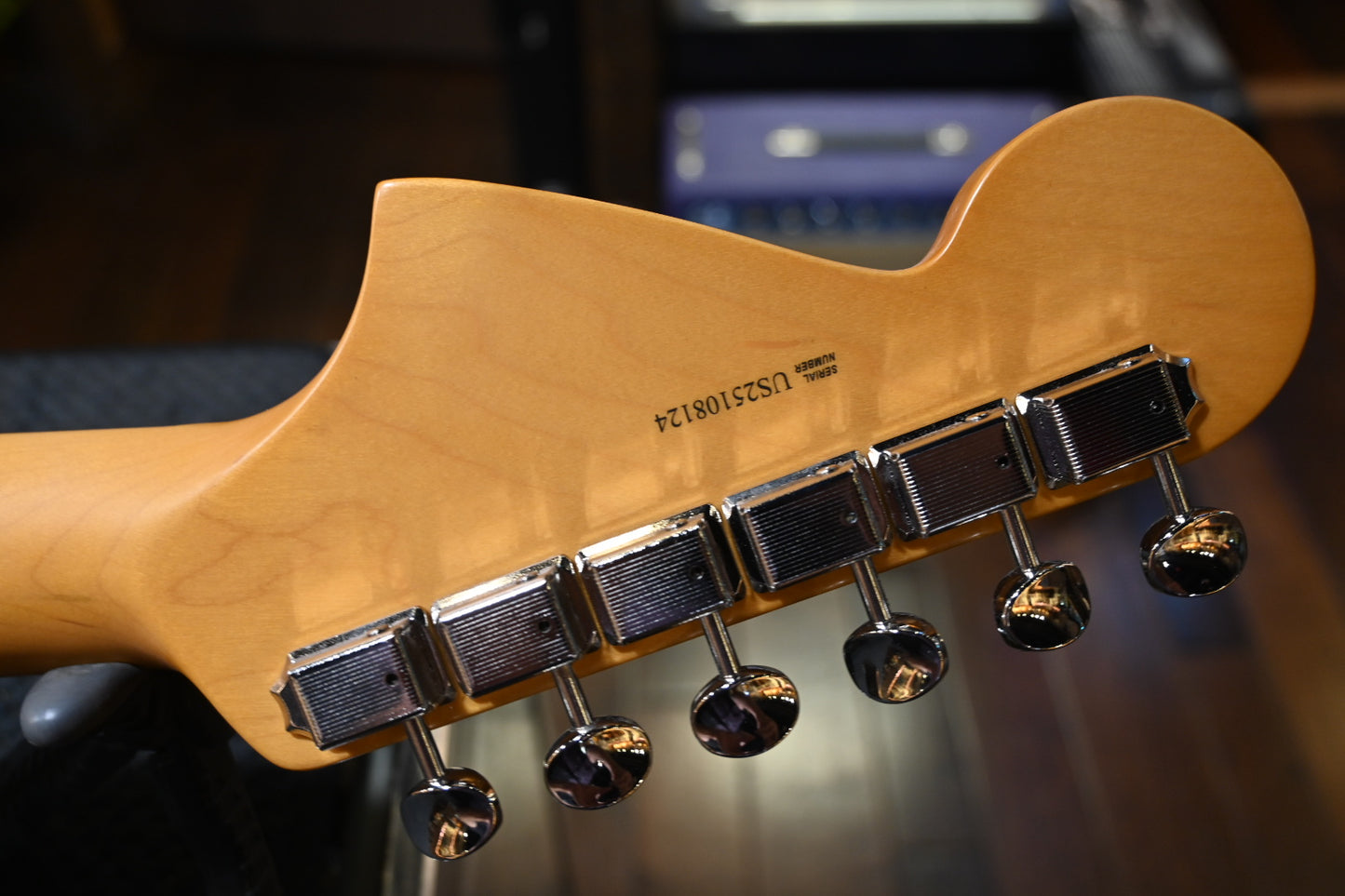 Fender American Professional Classic Jaguar - Faded Firemist Gold Guitar #8124