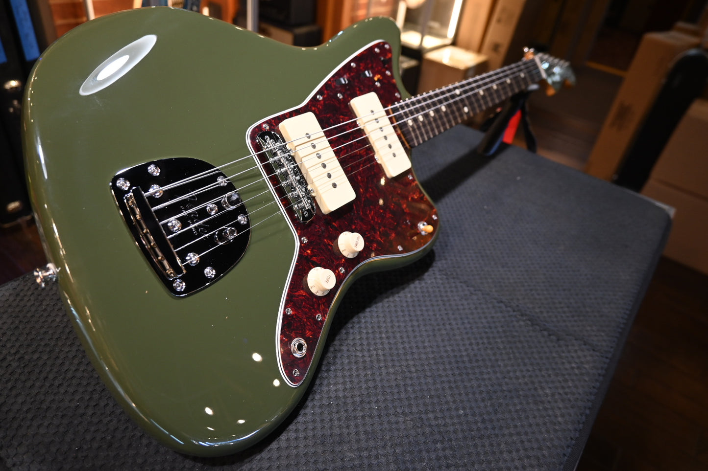 Fender Limited Edition Vintera II ‘50s Jazzmaster - Olive Guitar #7300 - Danville Music