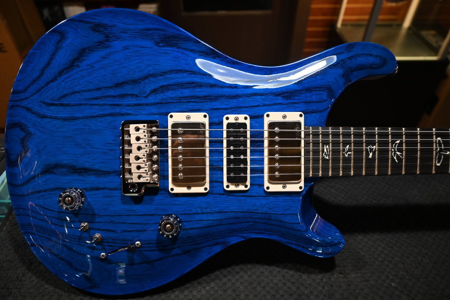 PRS Wood Library Swamp Ash Special - Blue Matteo Guitar #1584