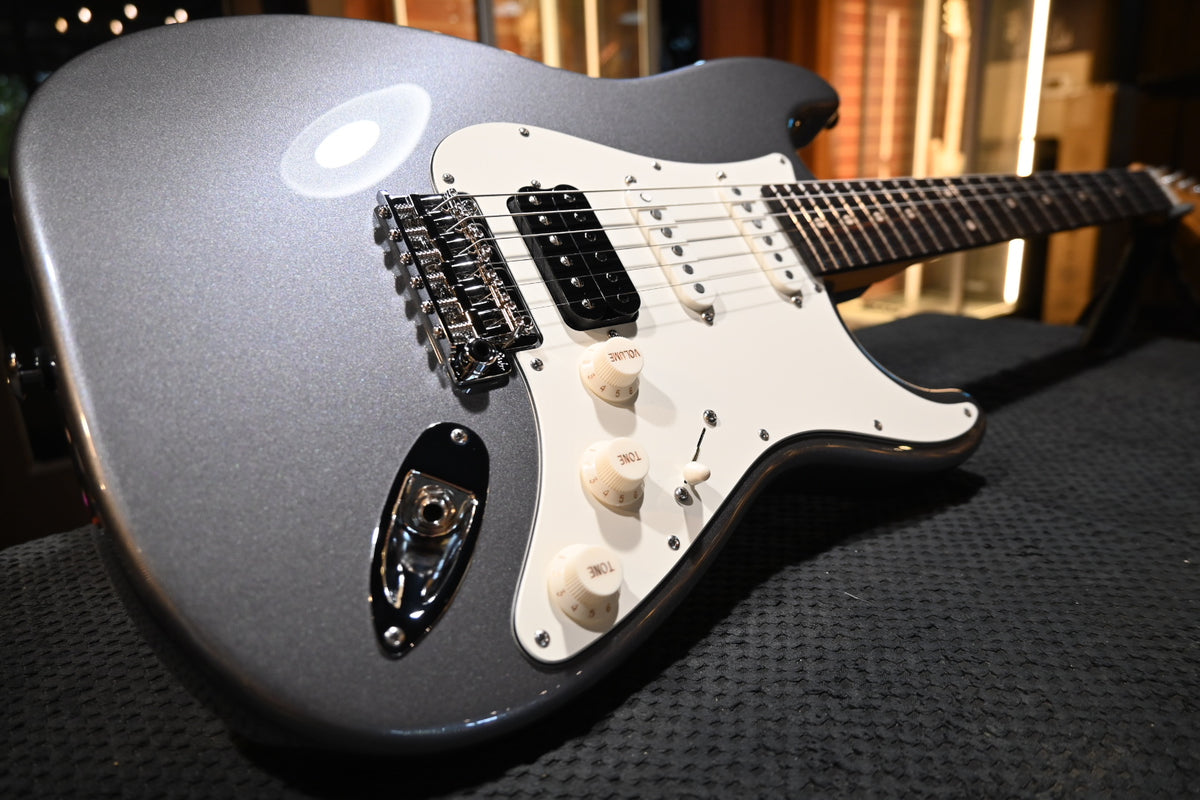 Suhr Classic S HSS Rosewood - Pewter Metallic Guitar #4569