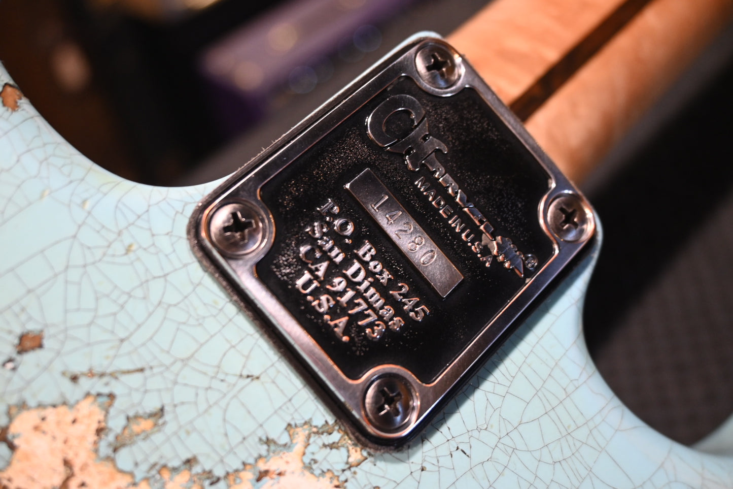 Charvel San Dimas 2H FR84 2024 - Daphne Blue Guitar #4280 - Danville Music