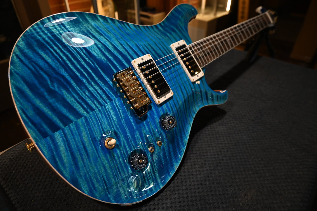 PRS Select Wood Library McCarty 594 Tremolo 10-Top “408” Switching - Arctic Blue Guitar #1598