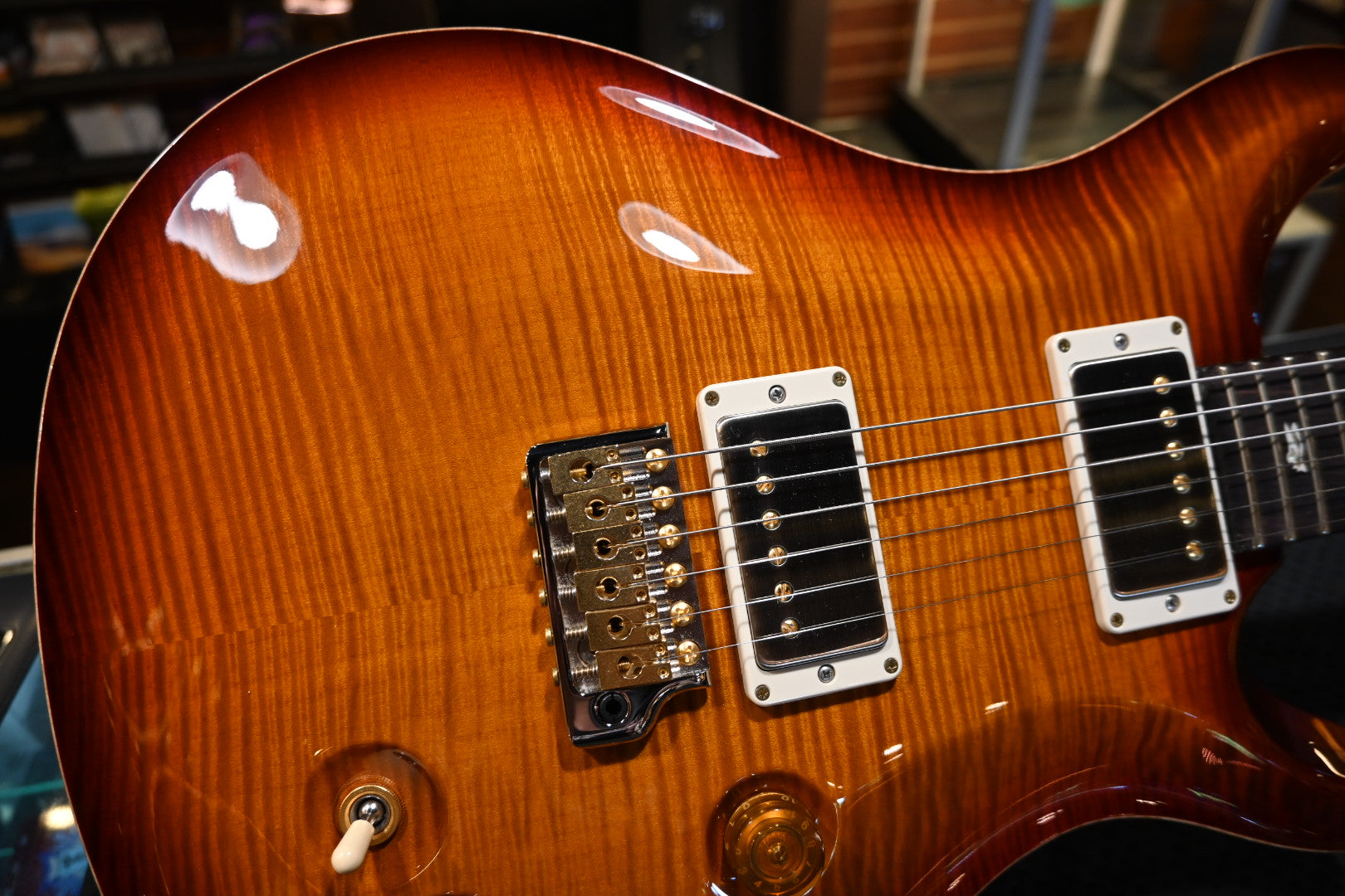PRS DGT 10-Top 2024 - Dark Cherry Sunburst Guitar #6034 - Danville Music