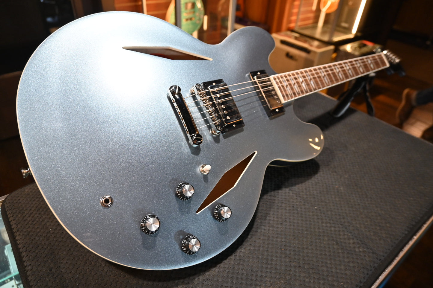 Epiphone Dave Grohl DG-335 - Pelham Blue Guitar #0350 USED - Danville Music