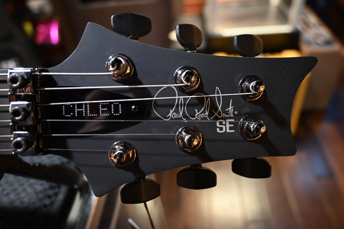 PRS SE Chleo Herman Li Signature - Charcoal Purple Burst Guitar #5734 - Danville Music